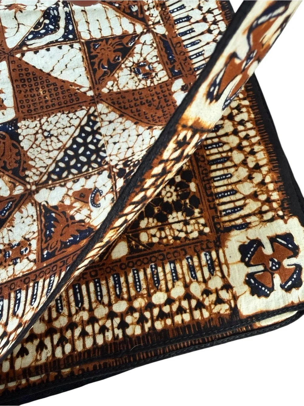 Batik Print Table Linen Set 13 Pc 1 Runner 6 Placemats 6 Napkins